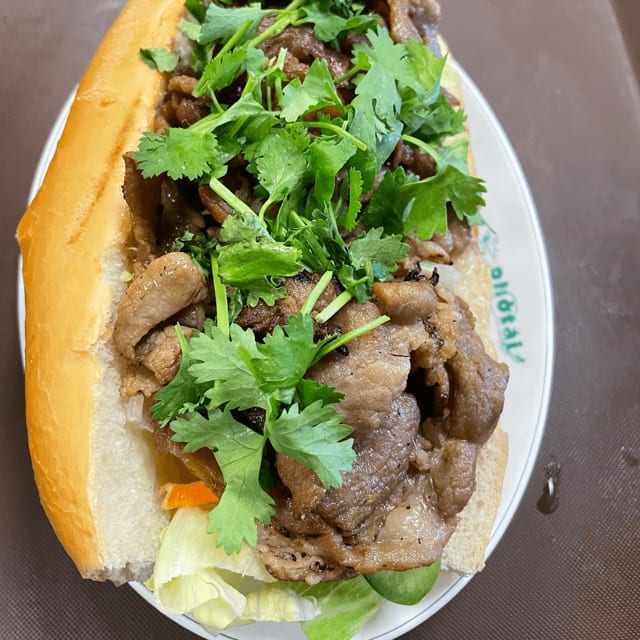 BBQ Pork Sandwich.
